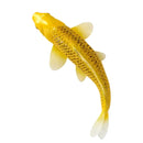 Koi karpe figur, guldtone, plast 12,6 cm – pædagogisk samlerobjekt, MOJO
