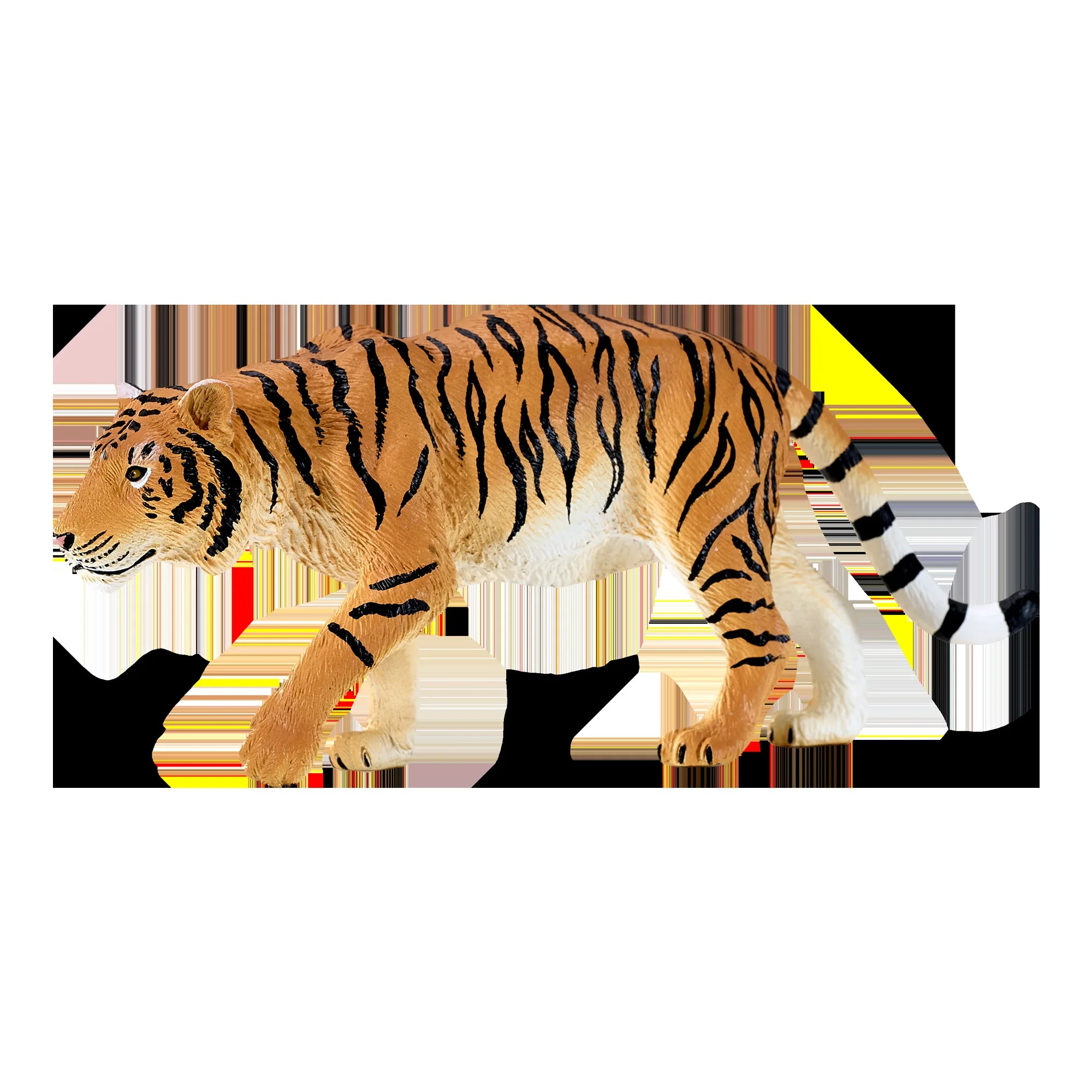 Tiger figur 15,5 cm realistisk handmalet legetøj pædagogisk – Mojo