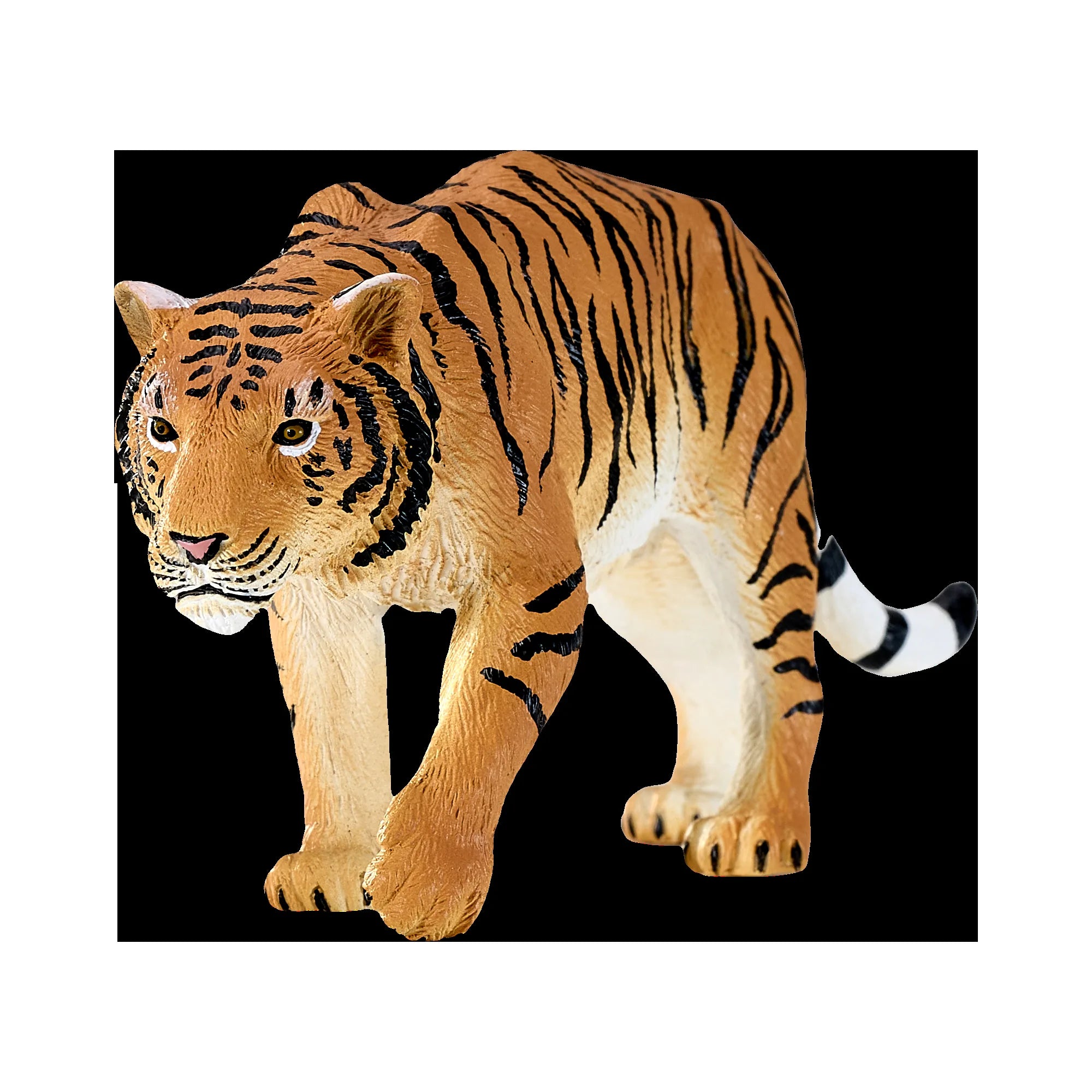 Tiger figur 15,5 cm realistisk handmalet legetøj pædagogisk – Mojo