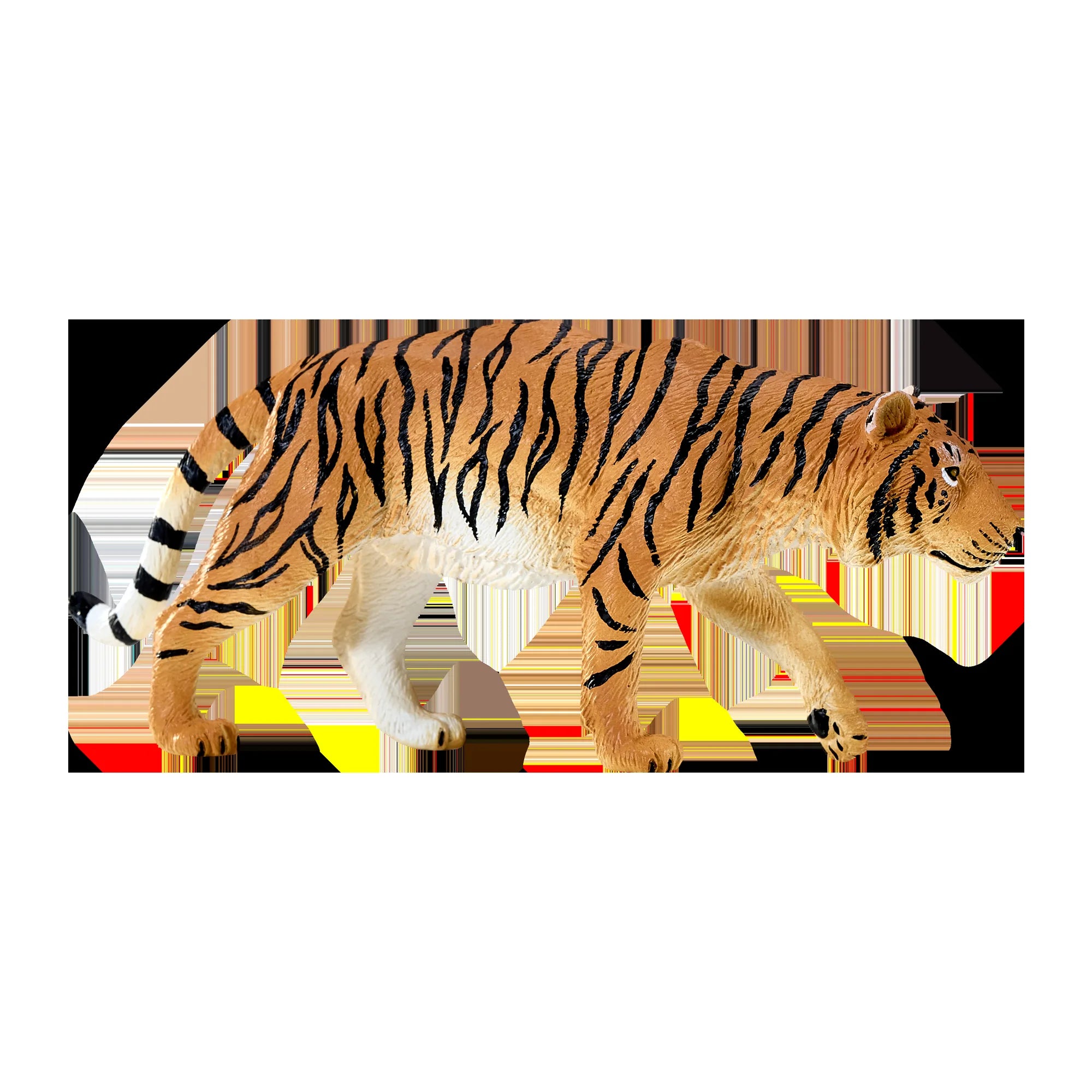 Tiger figur 15,5 cm realistisk handmalet legetøj pædagogisk – Mojo