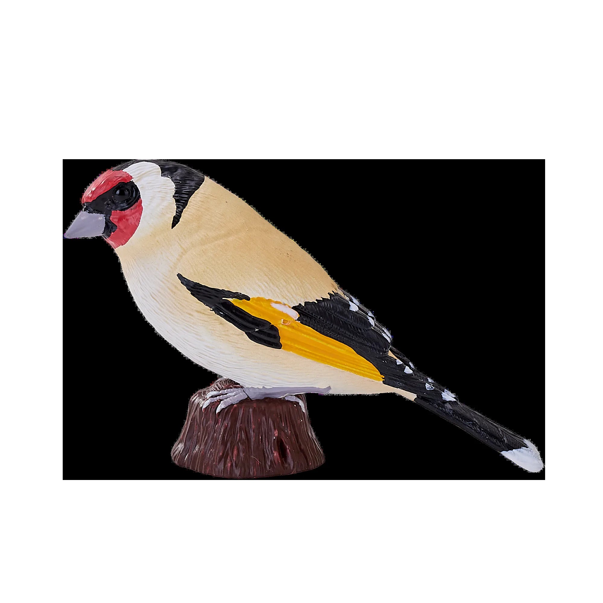 Europæisk stillits naturtro legetøjsfigur, håndmalet kunststof, 7,3 cm — Mojo