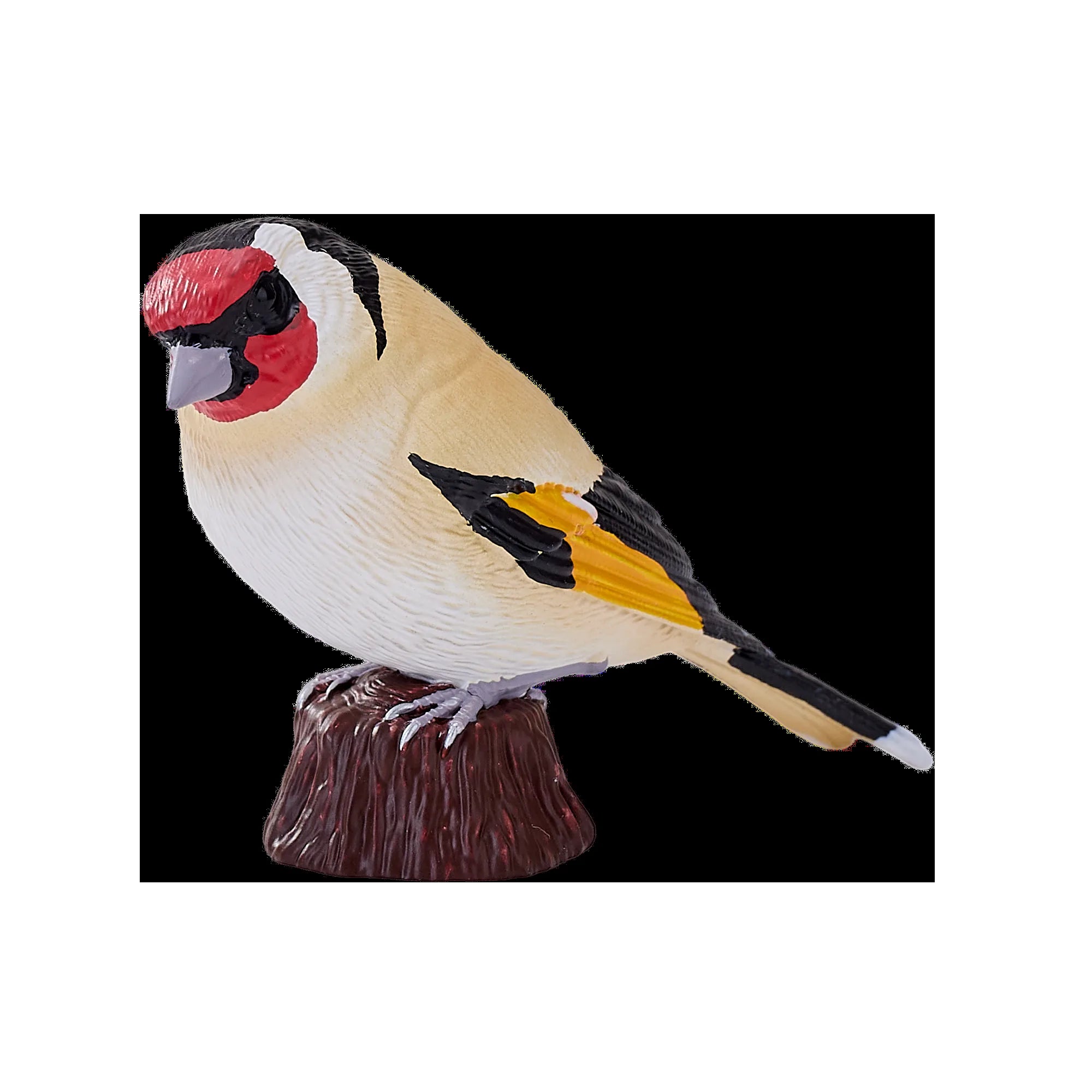 Europæisk stillits naturtro legetøjsfigur, håndmalet kunststof, 7,3 cm — Mojo