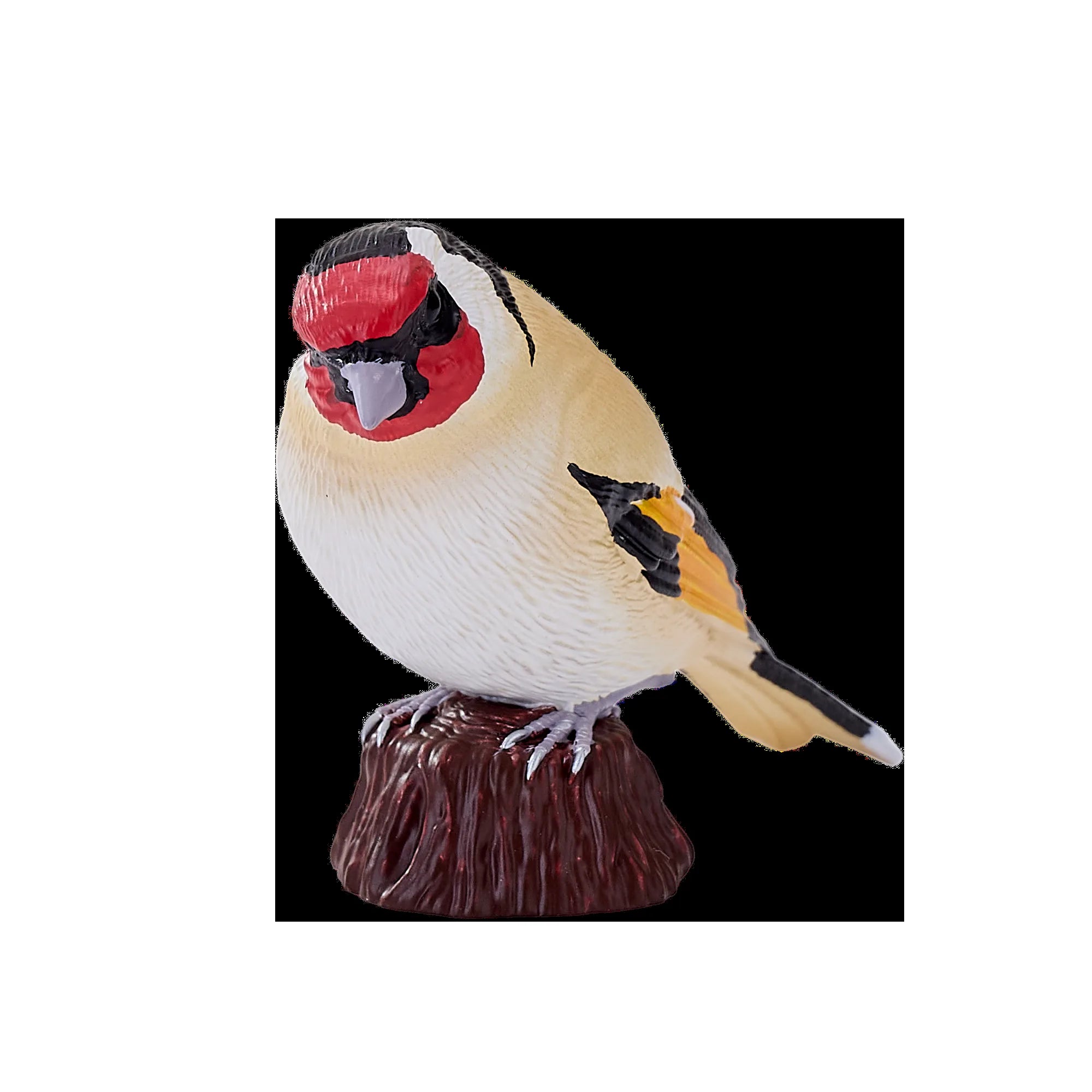 Europæisk stillits naturtro legetøjsfigur, håndmalet kunststof, 7,3 cm — Mojo