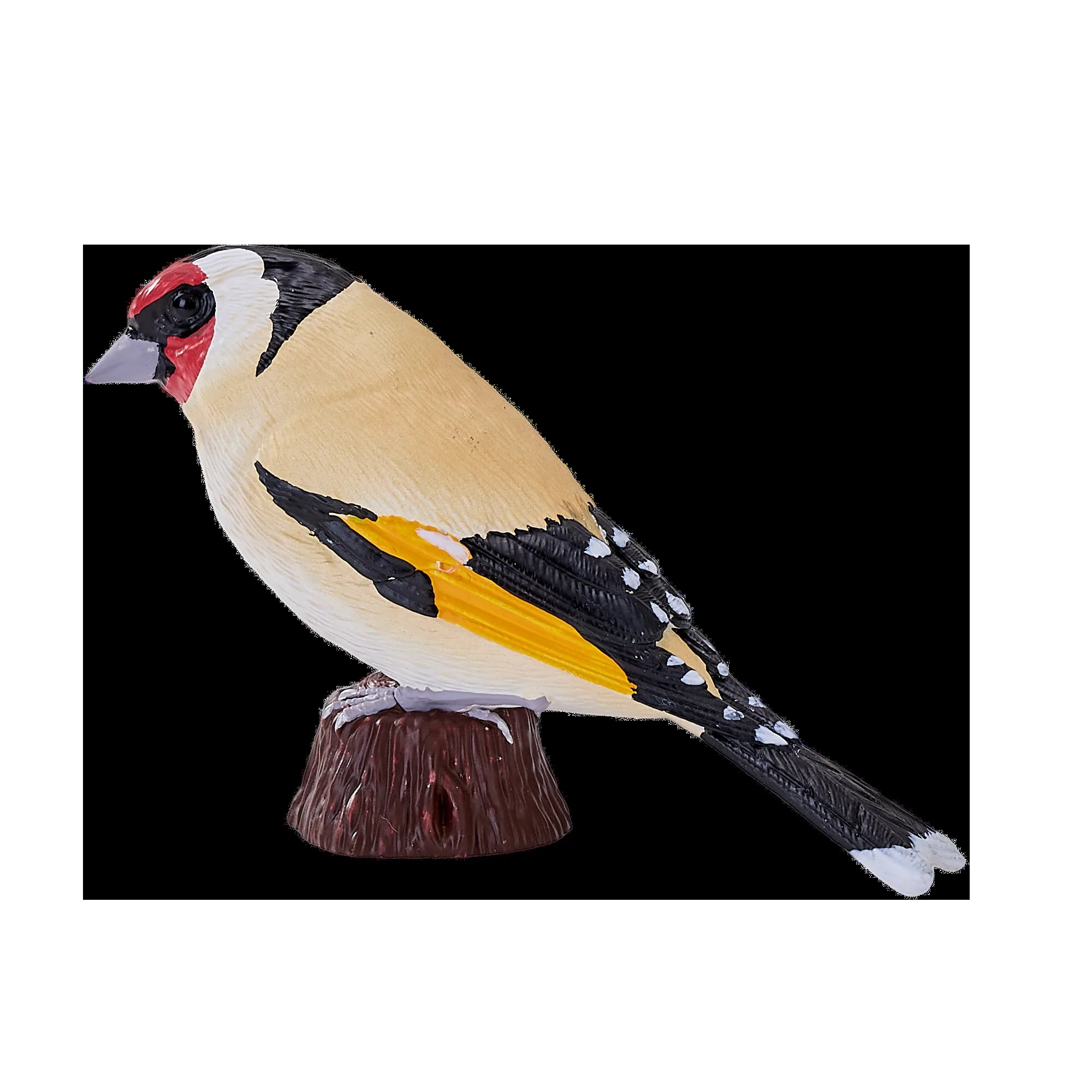 Europæisk stillits naturtro legetøjsfigur, håndmalet kunststof, 7,3 cm — Mojo