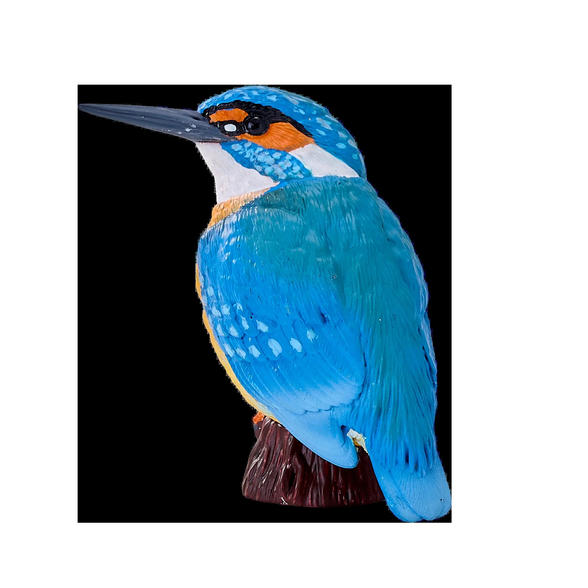 Isfugl figur håndmalet realistisk 4,5x4x5,3 cm pædagogisk legetøj MOJO