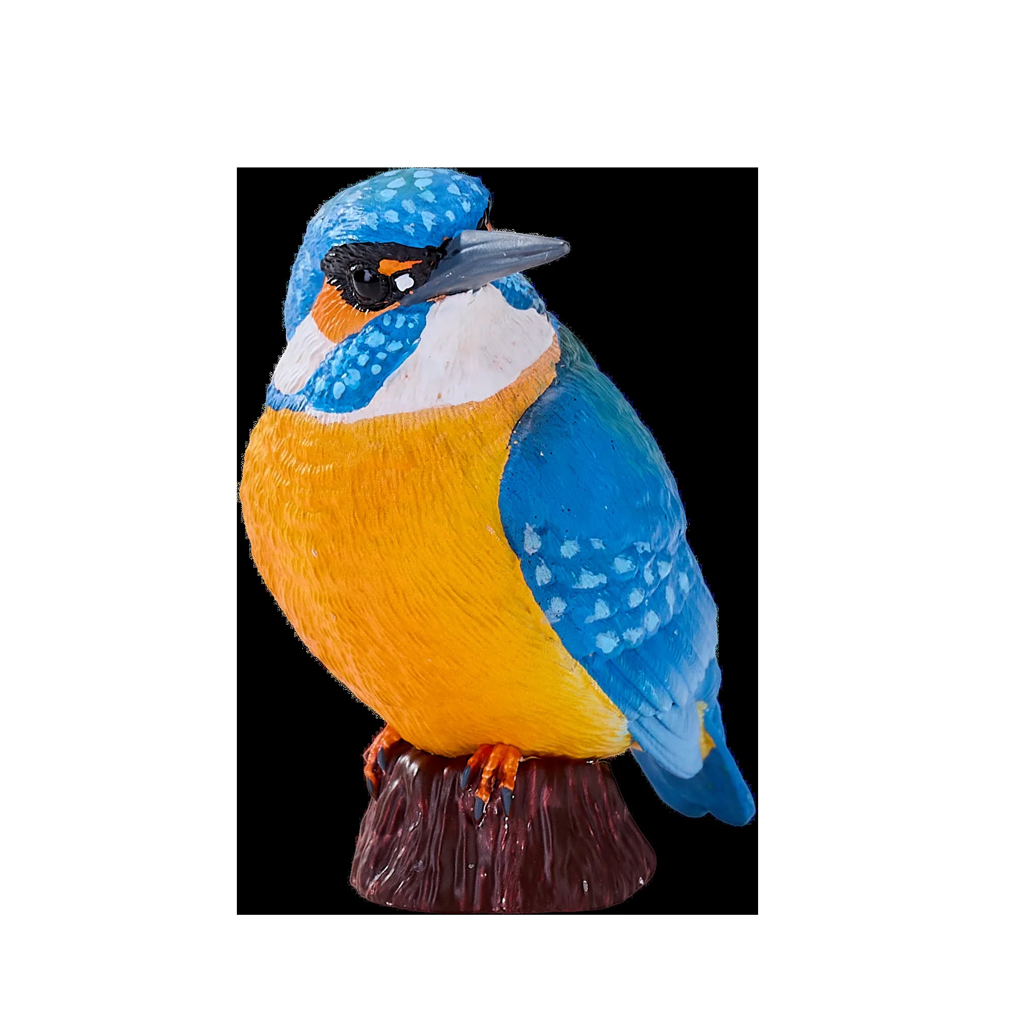 Isfugl figur håndmalet realistisk 4,5x4x5,3 cm pædagogisk legetøj MOJO