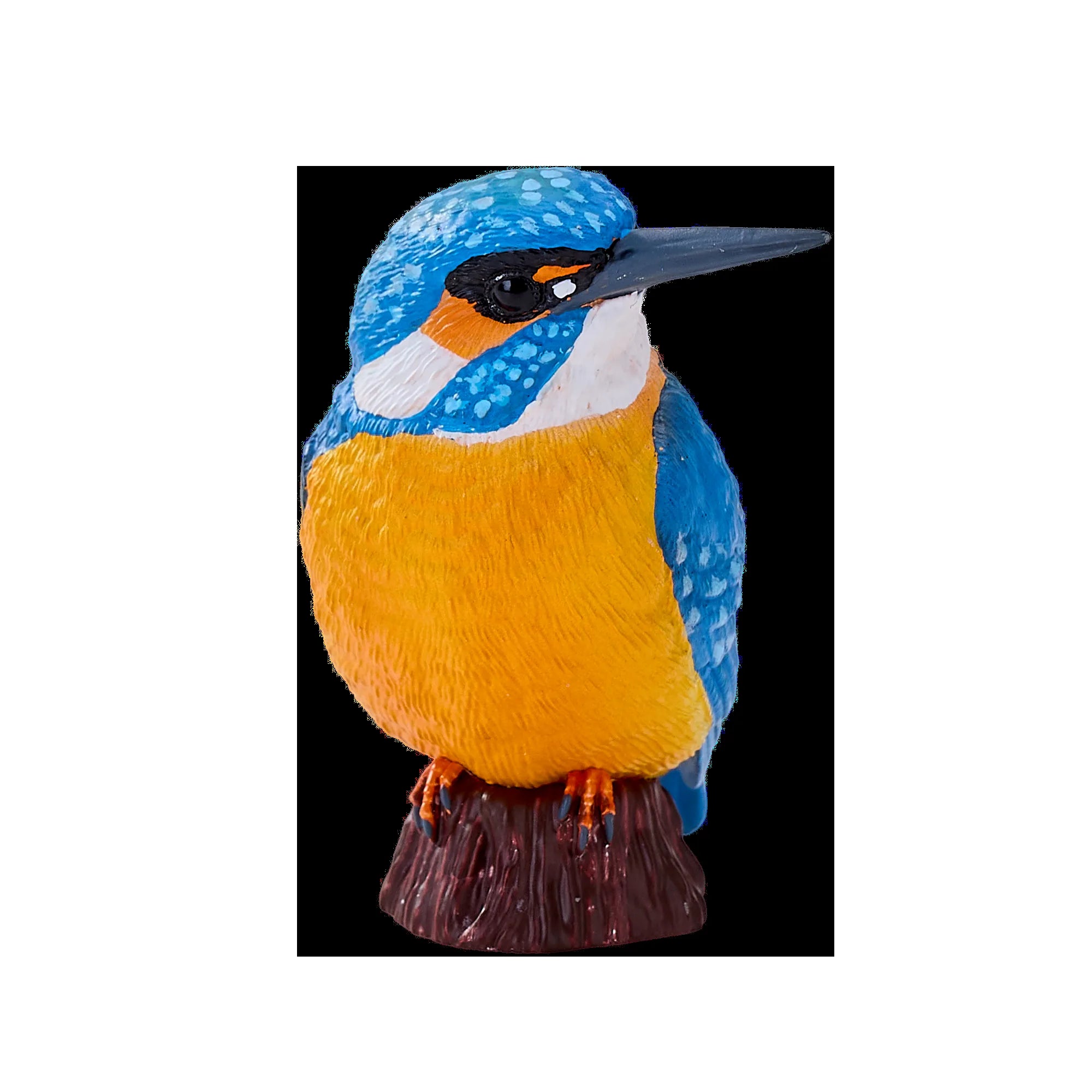 Isfugl figur håndmalet realistisk 4,5x4x5,3 cm pædagogisk legetøj MOJO