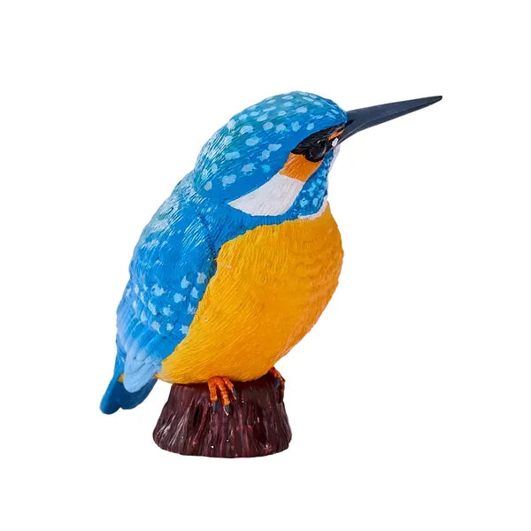 Isfugl figur håndmalet realistisk 4,5x4x5,3 cm pædagogisk legetøj MOJO