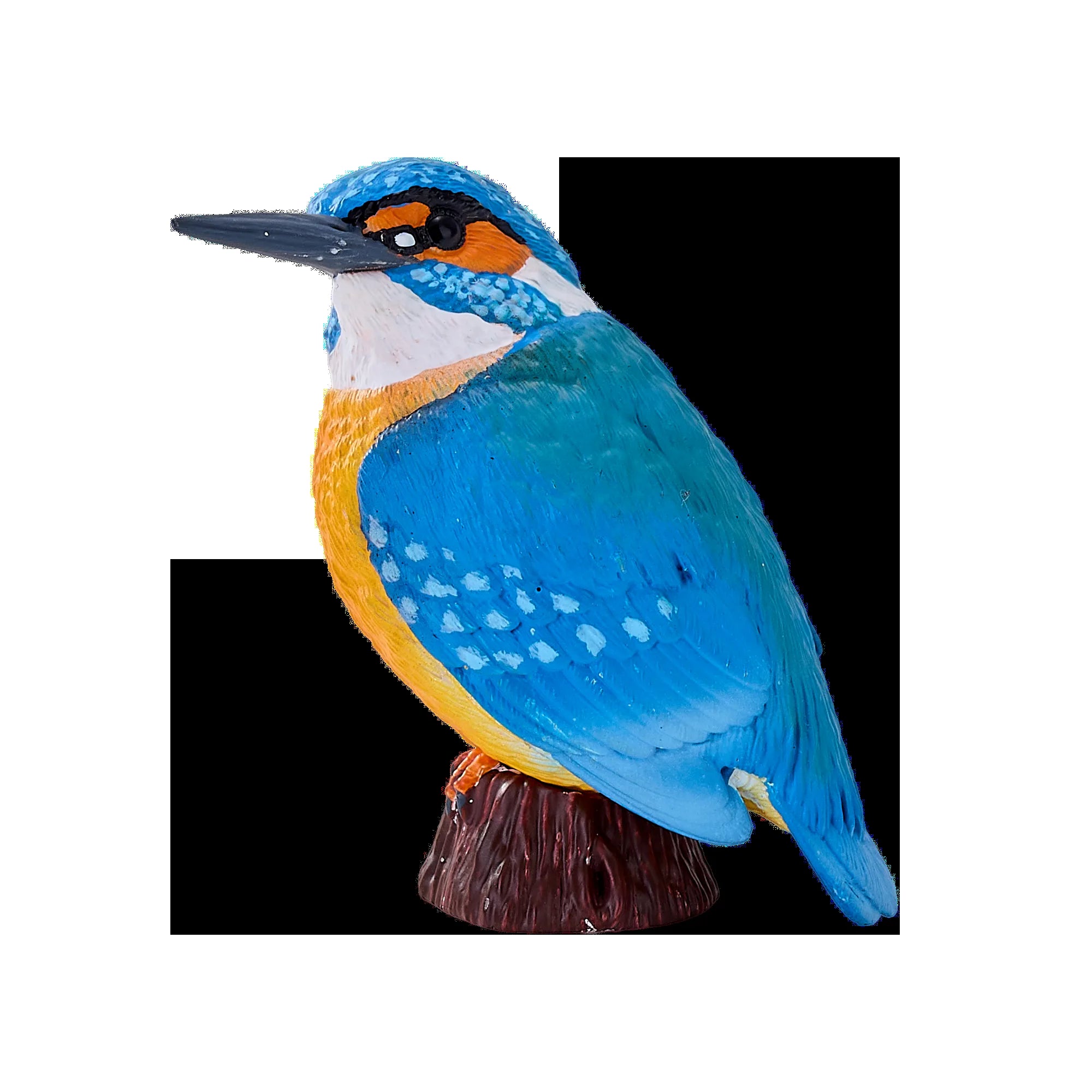 Isfugl figur håndmalet realistisk 4,5x4x5,3 cm pædagogisk legetøj MOJO