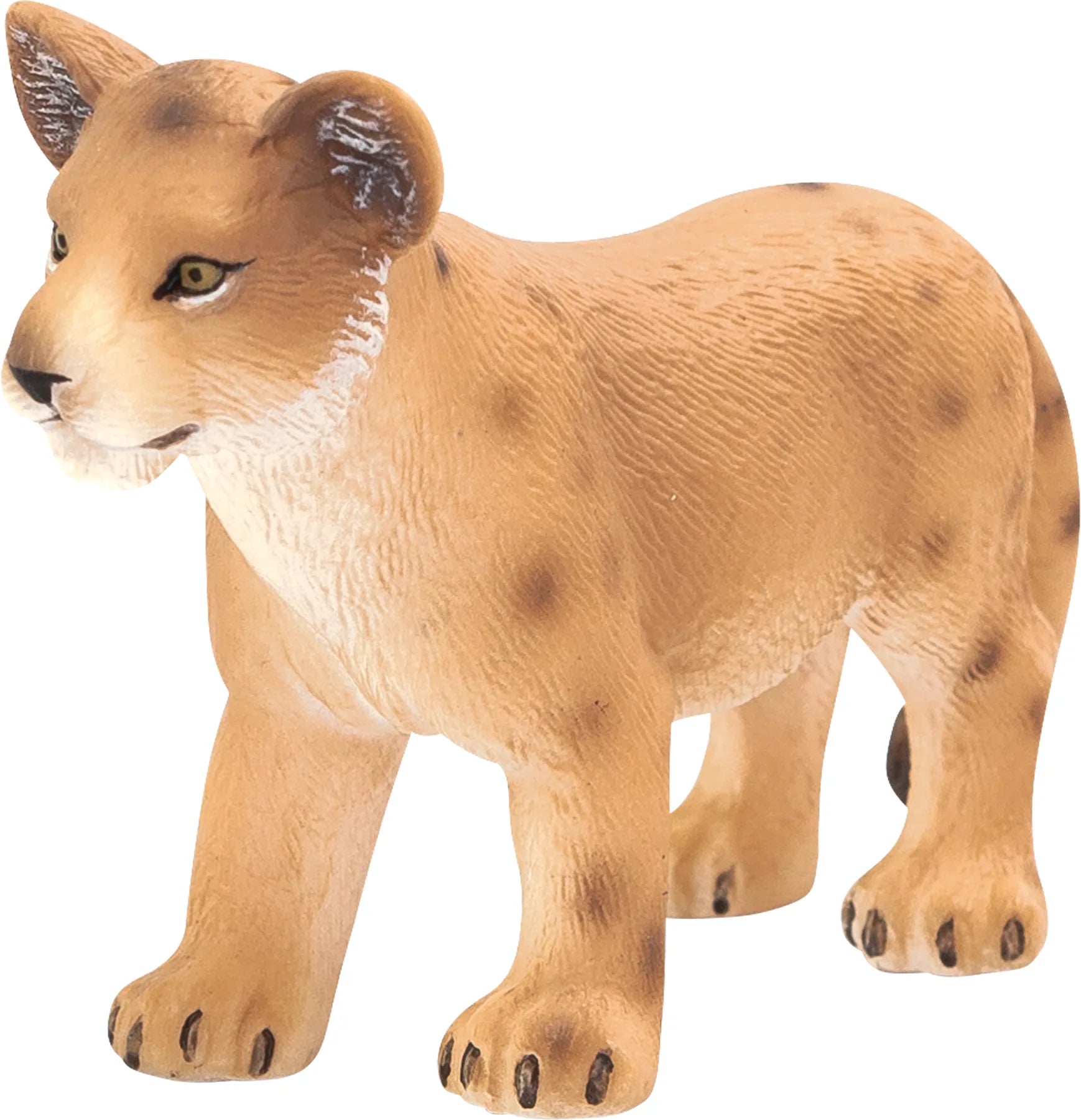 Løveunge figur, stående 4,5x3,5x4,5 cm til børn 3+ – Mojo
