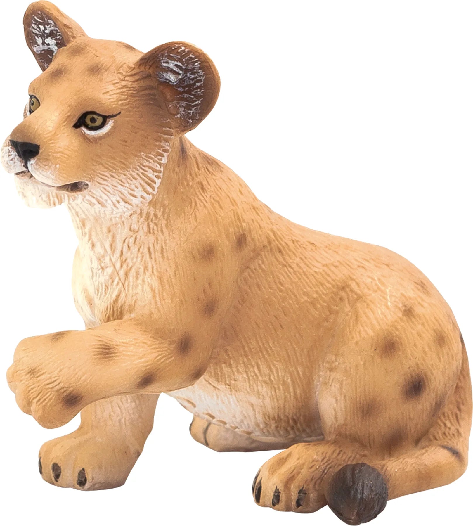 Legende løveunge dyr i kunststof 4,5 cm – alderssikret legetøj 3+ år, Mojo