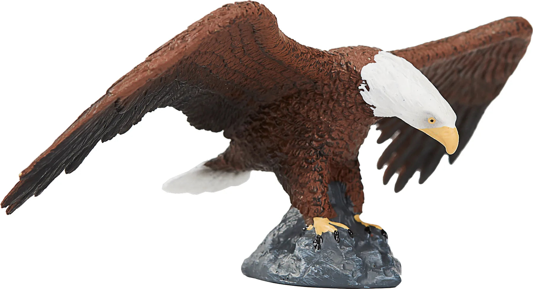 Amerikansk skalletørn legetøjsfugl 14,5 cm realistisk plastik – Mojo