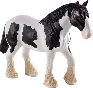 Clydesdale Hest – Sort, Hvid – Mojo