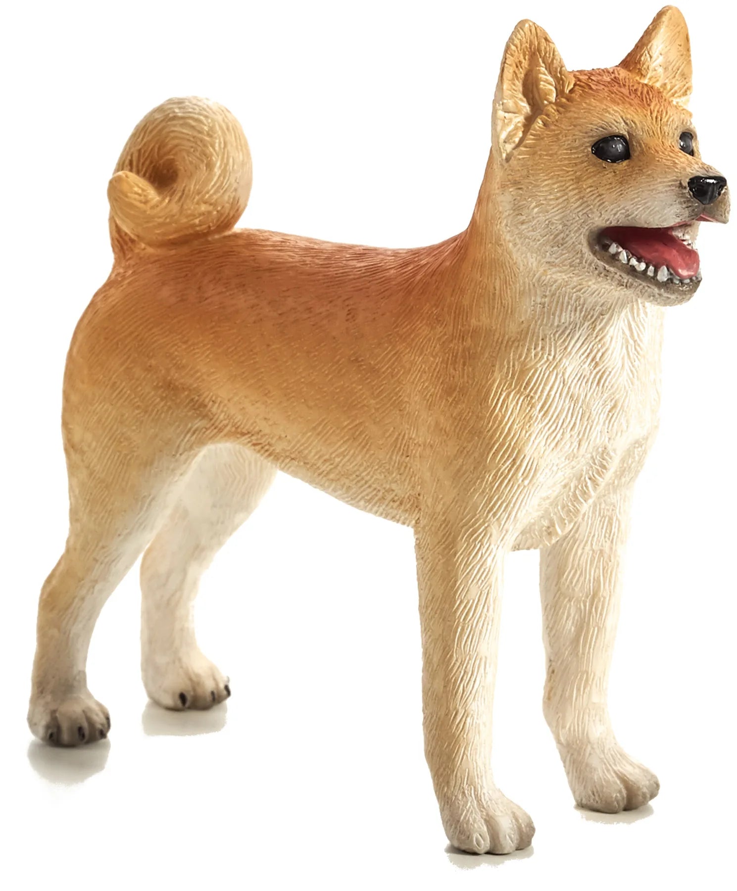 Shiba hund legetøjsfigur 6,5 cm, kunststof, fri for ftalater – Mojo