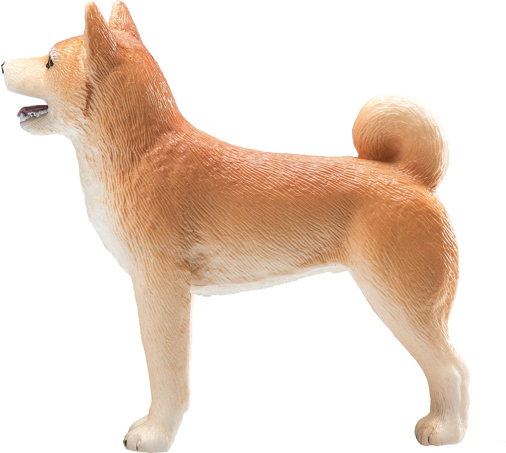Shiba hund legetøjsfigur 6,5 cm, kunststof, fri for ftalater – Mojo