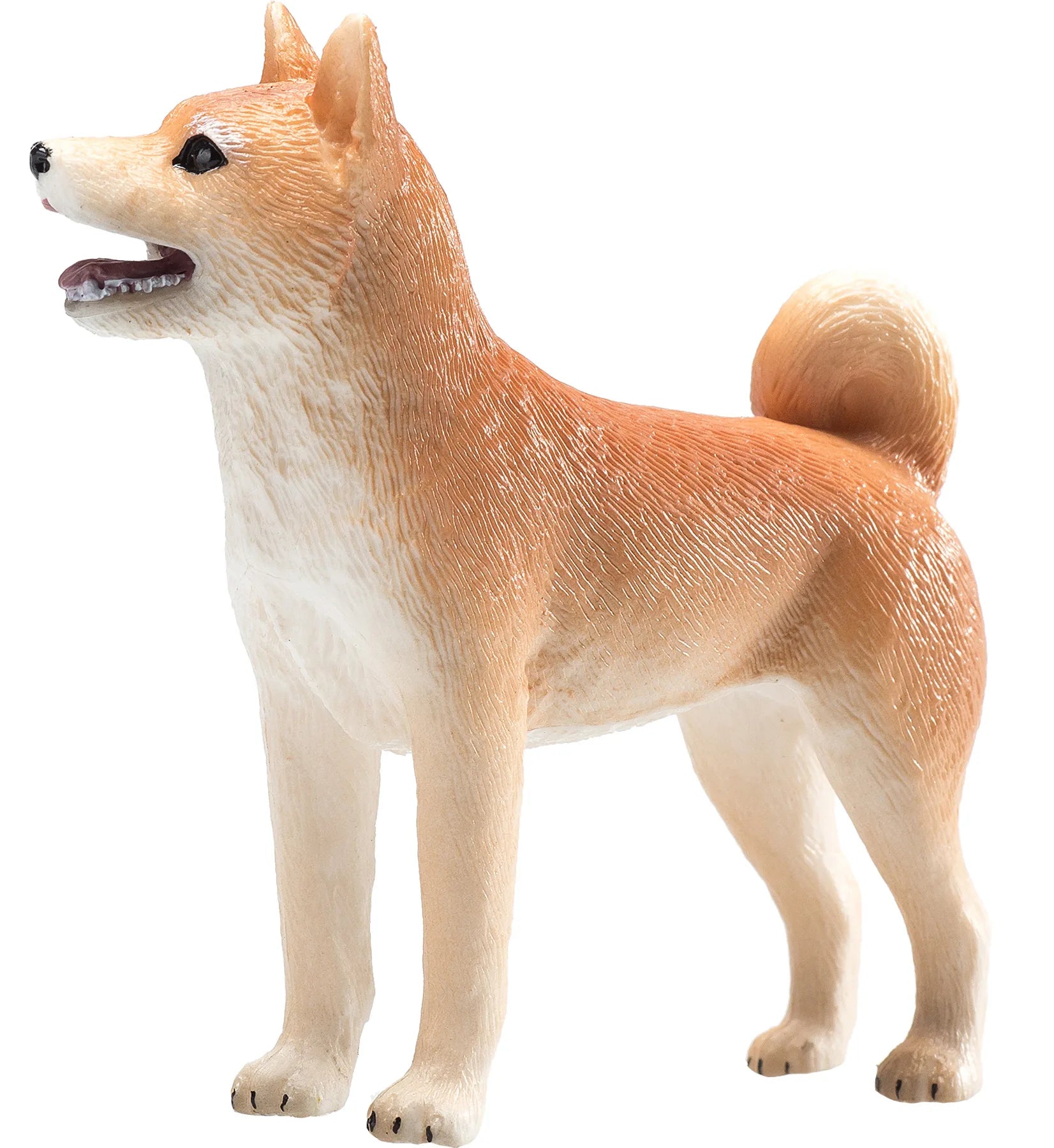 Shiba hund legetøjsfigur 6,5 cm, kunststof, fri for ftalater – Mojo