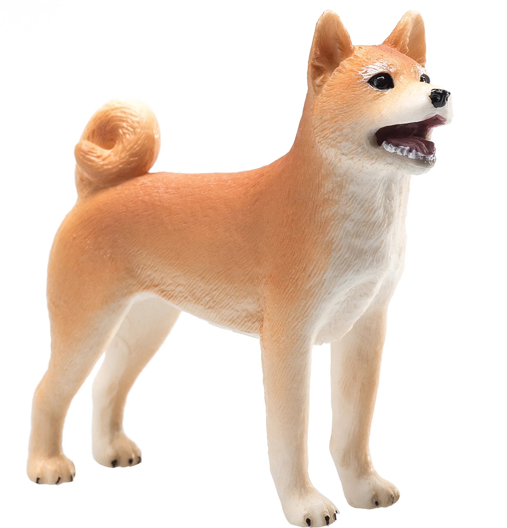 Shiba hund legetøjsfigur 6,5 cm, kunststof, fri for ftalater – Mojo