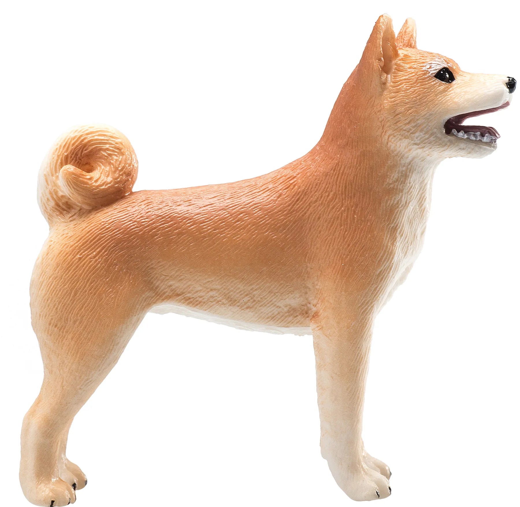 Shiba hund legetøjsfigur 6,5 cm, kunststof, fri for ftalater – Mojo