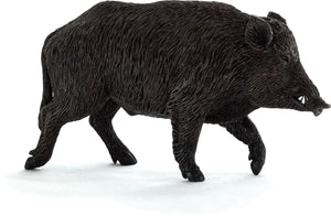Vildsvin figur 11x3,5x6 cm – robust kunststof legetøj, aldersanbefalet 3+ år. Mojo