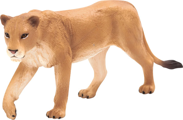 Løvinde figur til børn 3+ – realistisk legetøjsløve i kunststof 15,5 cm, phthalatfri – Mojo