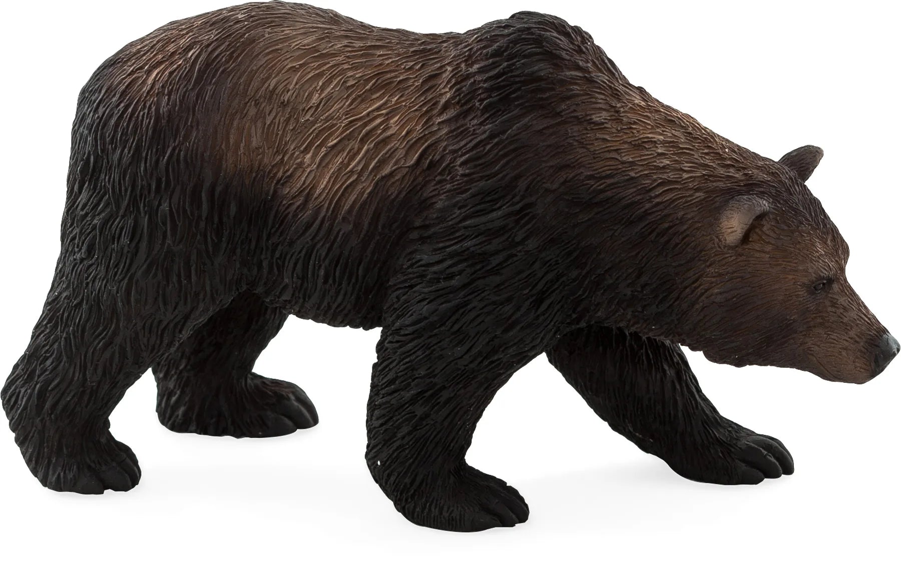 Grizzly bjørn legetøjsfigur 11,5 cm – robust plastik, CE-godkendt, fra 3 år | Mojo