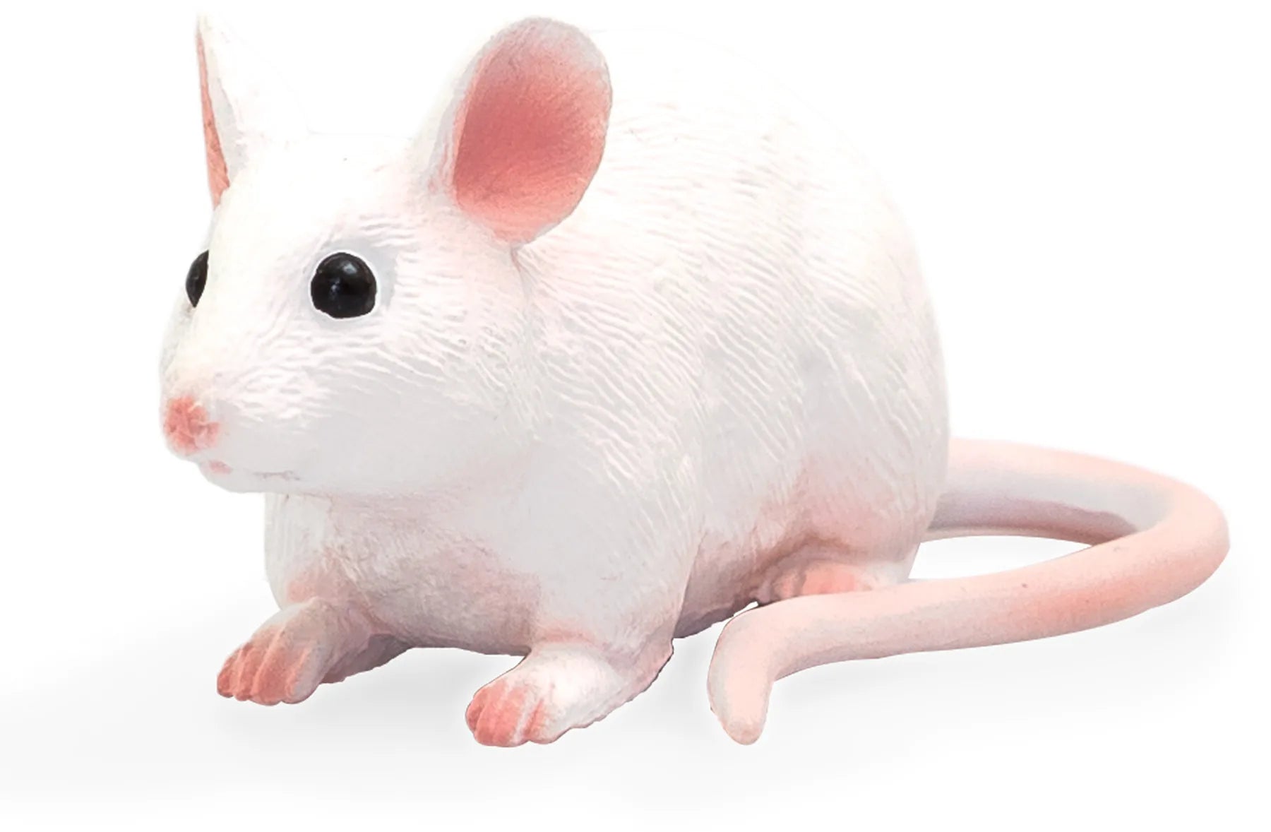 Leketøjsmus i plastik 6,5x3x2,75 cm, ftalatfri, fra 3 år – Mojo