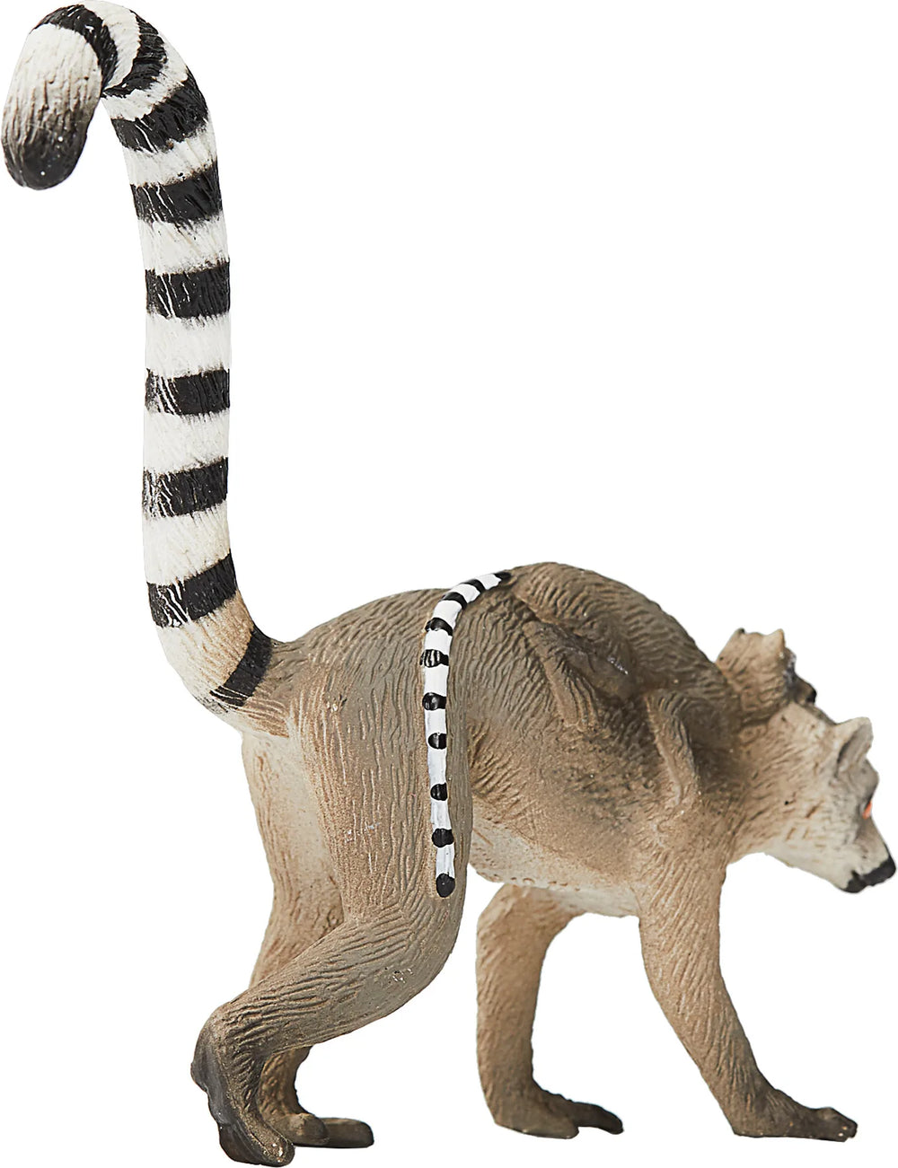 Lemur med unge legetøj, 7 cm – sikker plastik, fra 3 år | Mojo