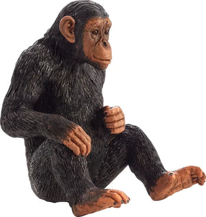 Chimpanse figur 6x5x7 cm, legetøj til finmotorik og rolleleg, fri for ftalater – Mojo