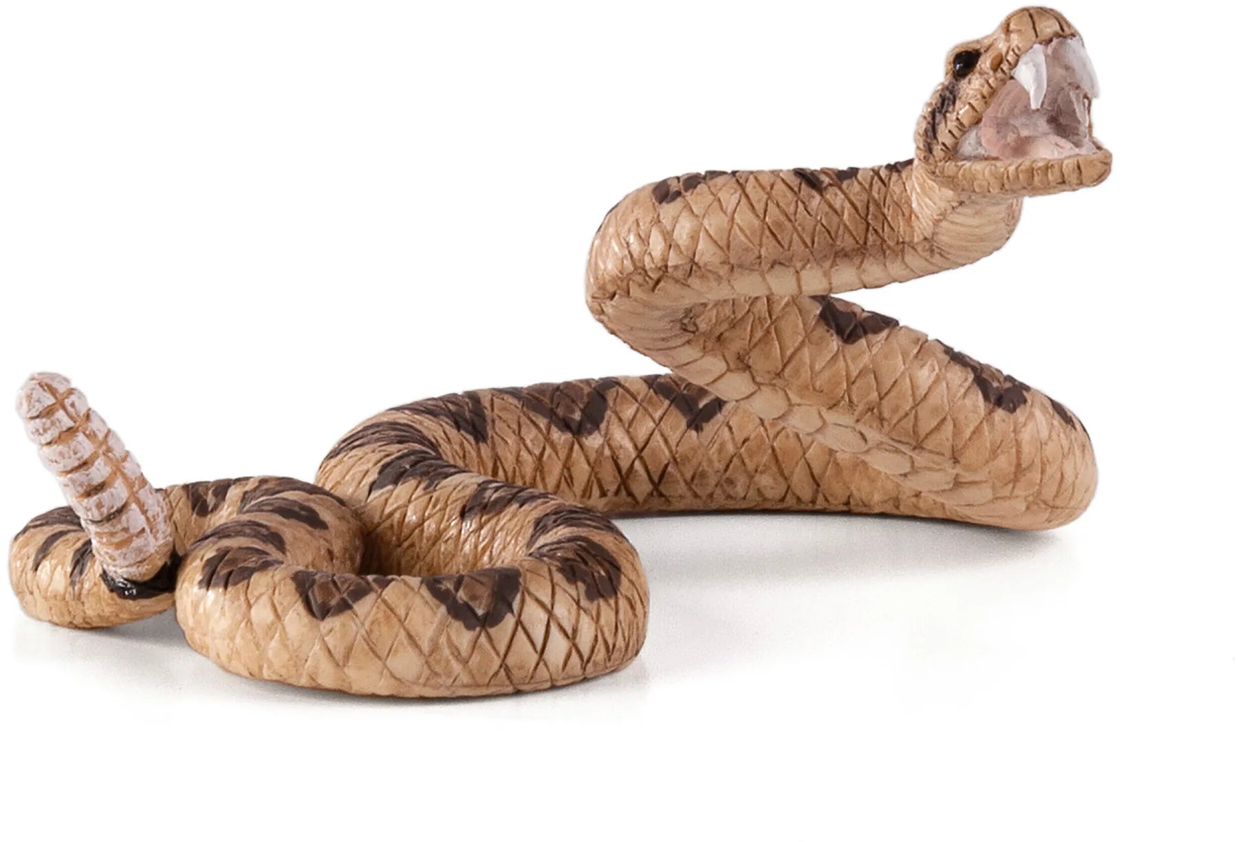 Klapperslange legetøjsdyr 7,5 cm – kunststof, sikker for børn fra 3 år | Mojo