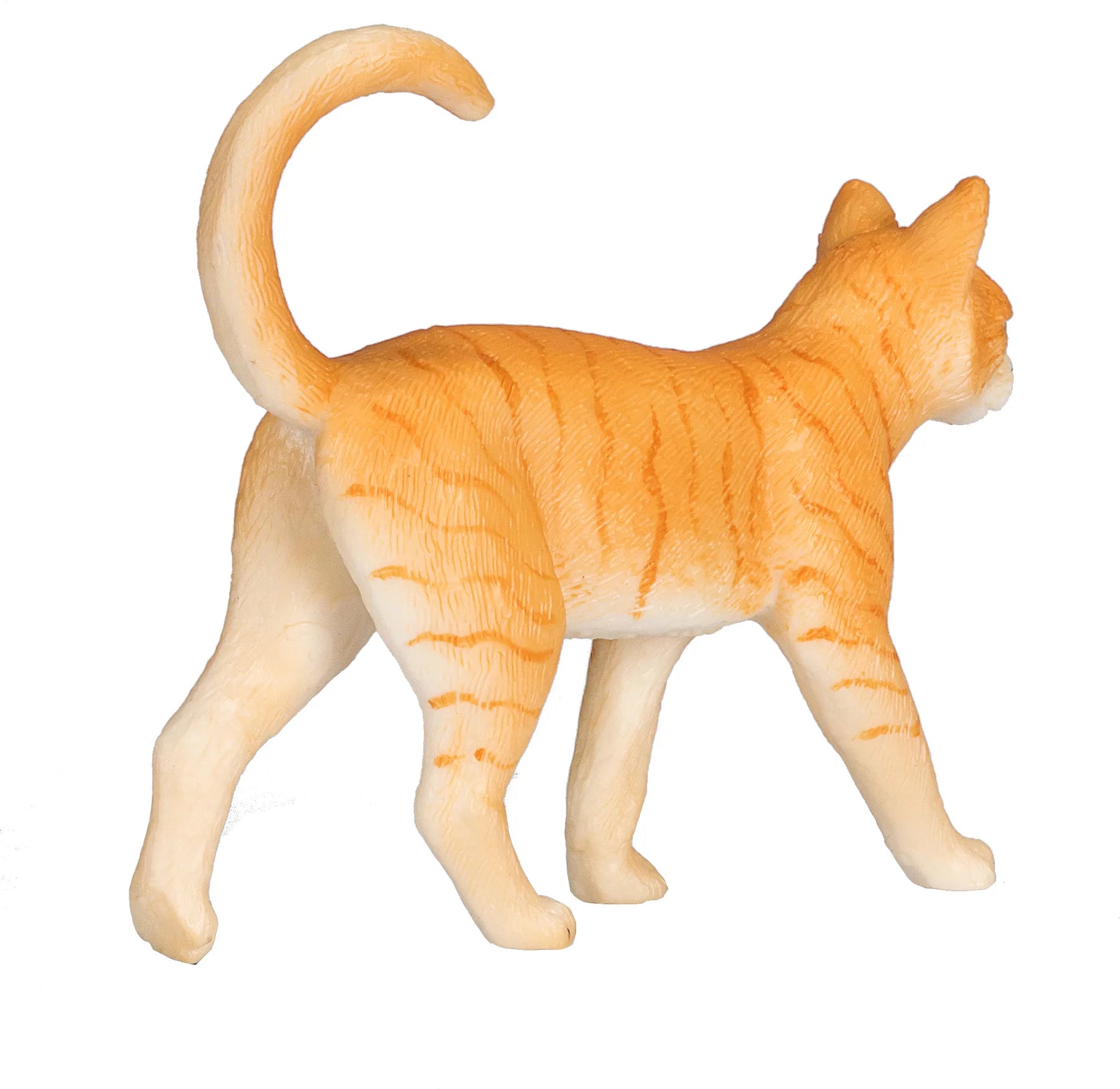 Rød stribet legetøjskat 8x2x6,25 cm til børn 3+ – Mojo