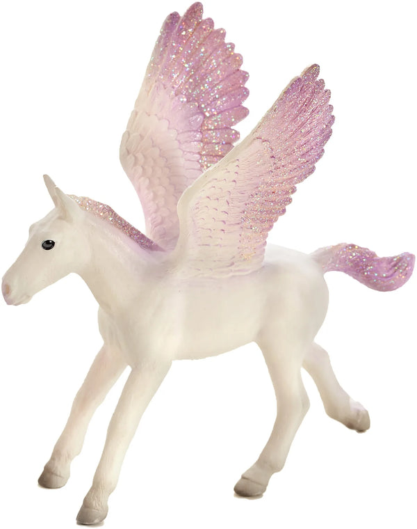 Pegasus føl legetøj lilla, 10 cm – PVC-fri, CE-godkendt | Mojo