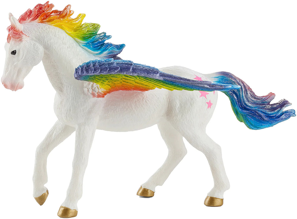 Regnbue Pegasus legetøjsfigur 18,5 cm til børn 3+ år – Mojo