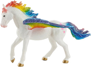 Regnbue Pegasus legetøjsfigur 18,5 cm til børn 3+ år – Mojo