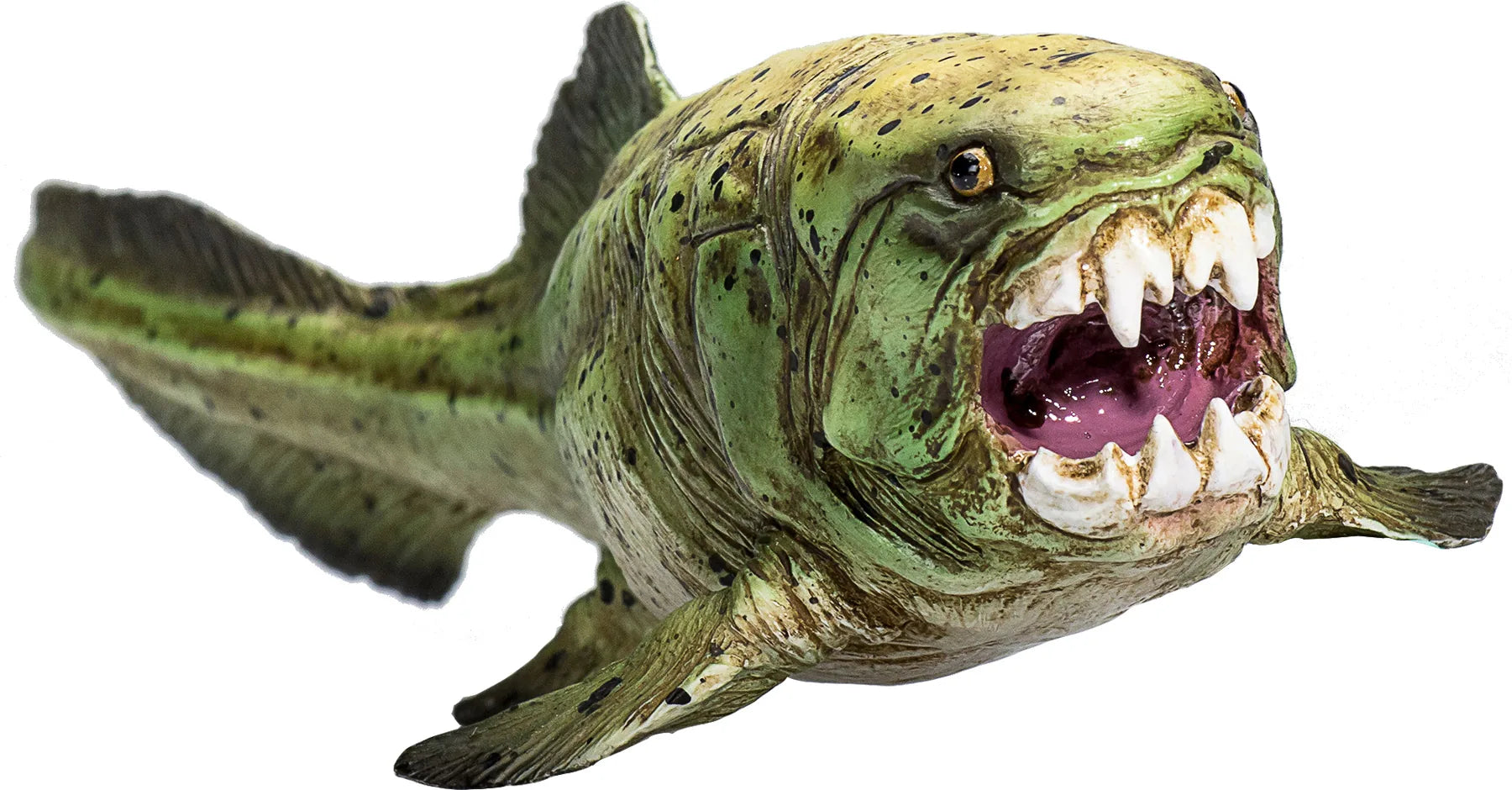 Dunkleosteus legetøjsfigur 19x7x4 cm – realistisk pansret fisk til børn, 3+ år | Mojo