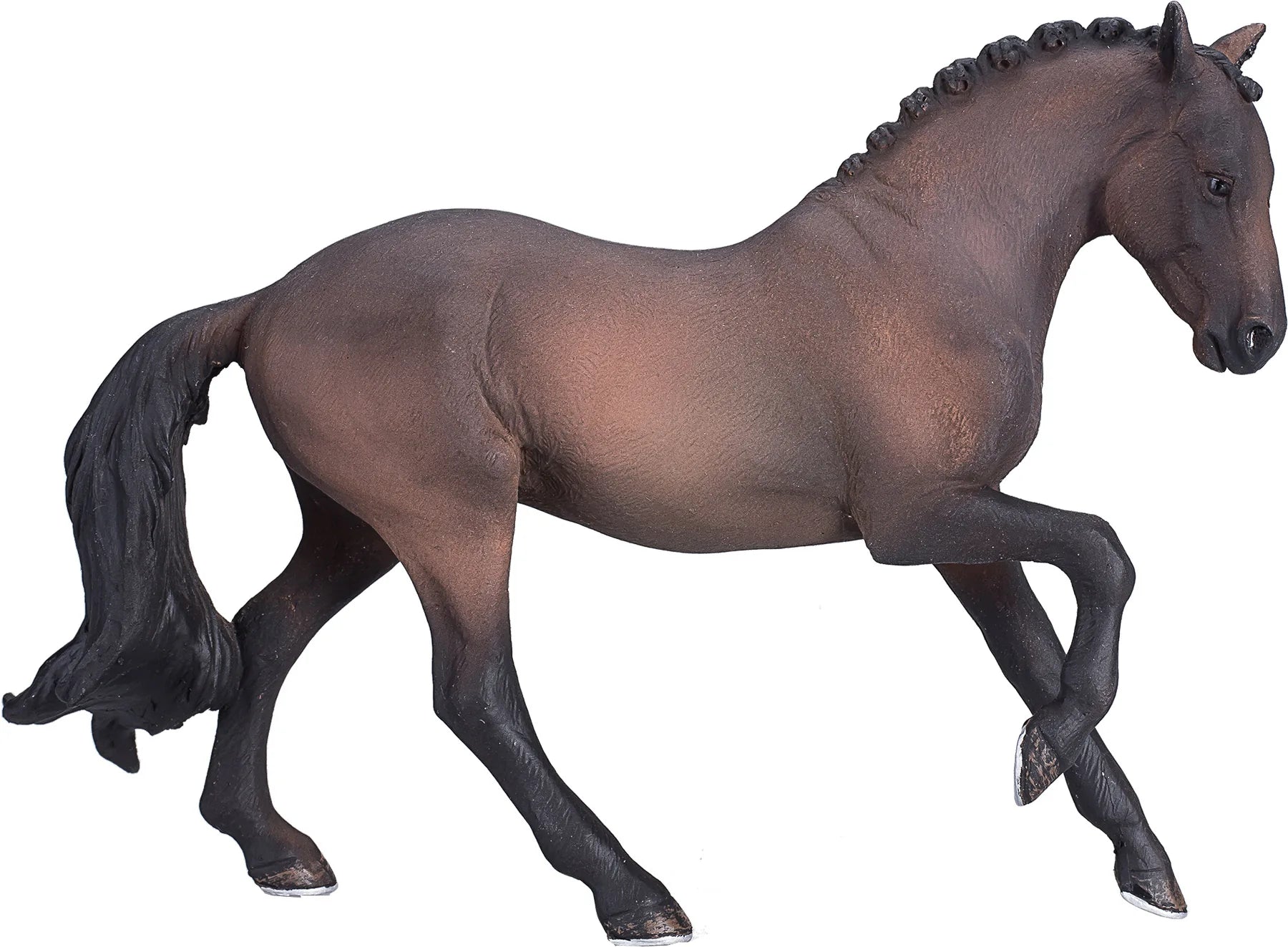 Hanoverian bay hest legetøj 16 cm kunststof, sikkerhedsgodkendt, fra 3 år – Mojo