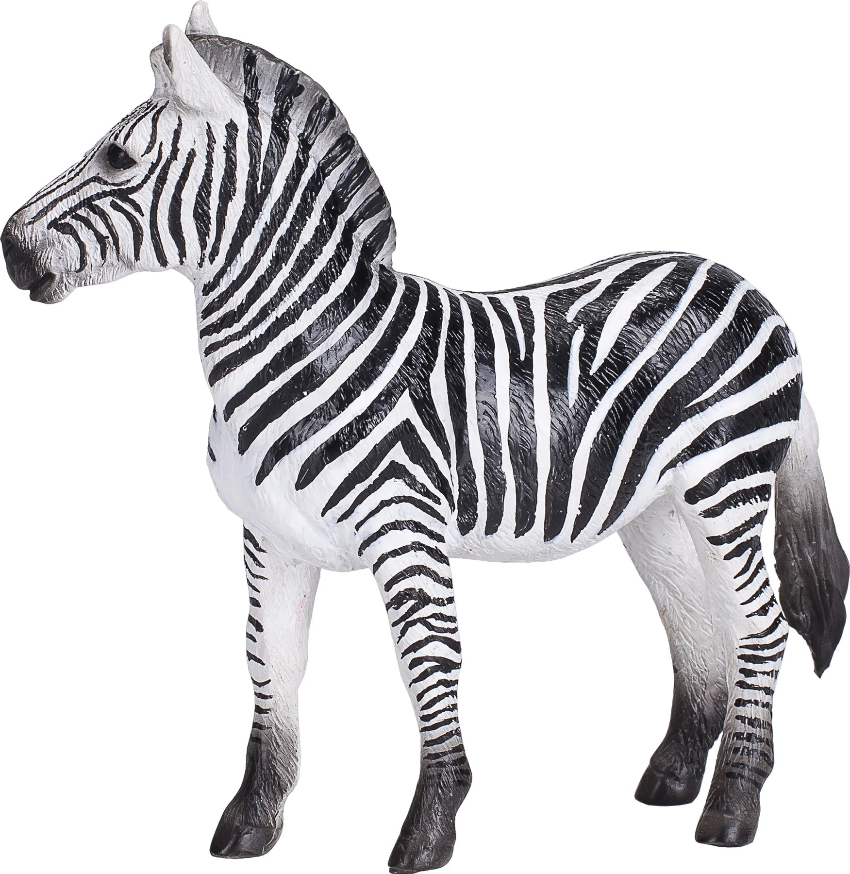 Zebra legetøjsfigur 11x4x9,5 cm, kunststof, phthalatfri, fra 3 år – Mojo