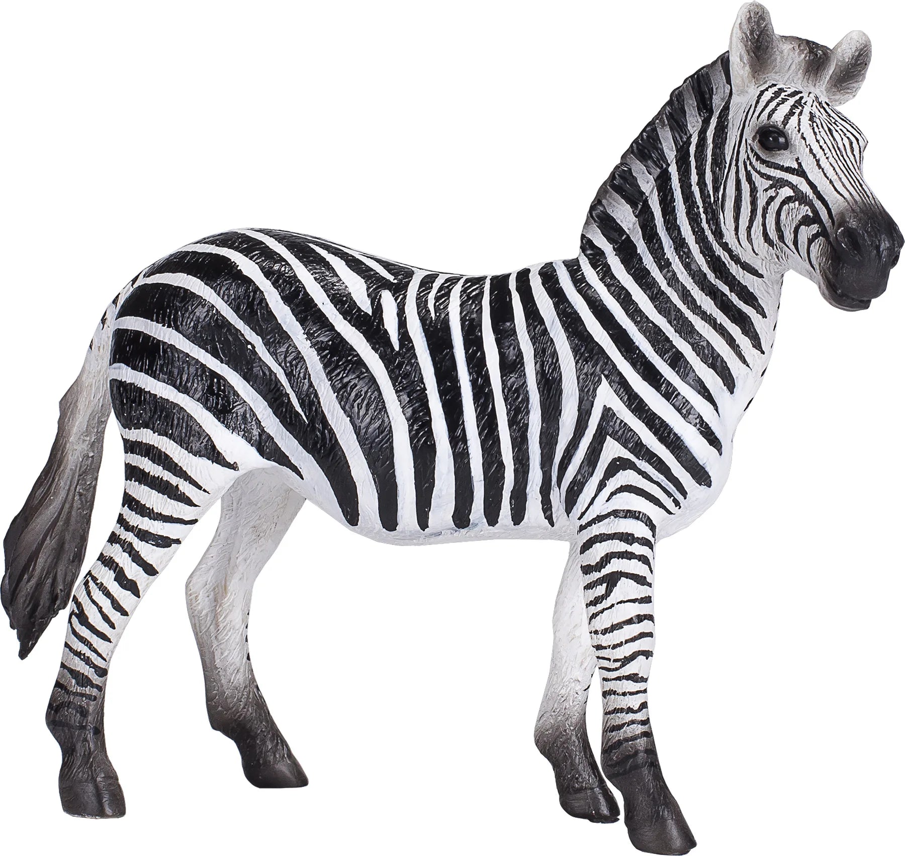 Zebra legetøjsfigur 11x4x9,5 cm, kunststof, phthalatfri, fra 3 år – Mojo