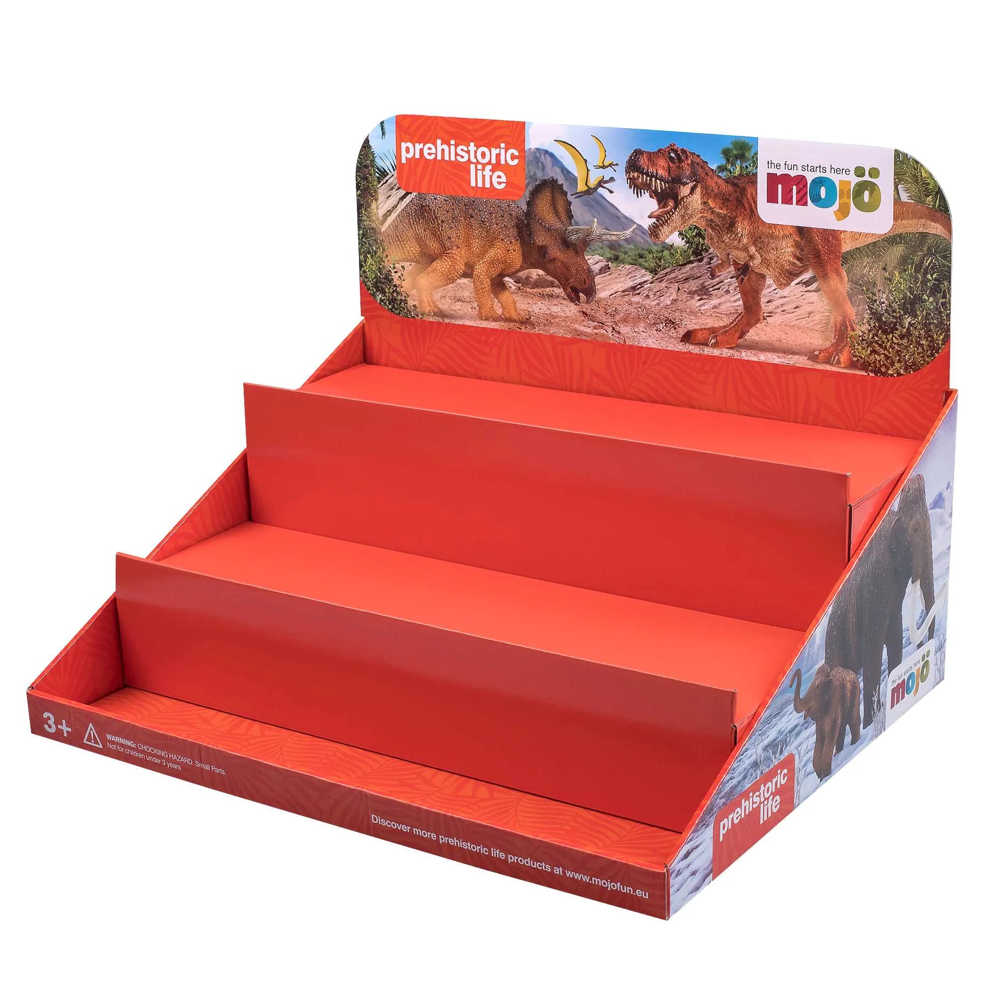 Karton Display – Forhistoriske dyr – Mojo