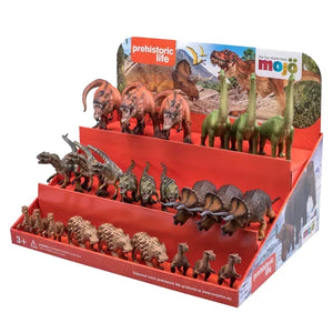 Karton Display – Forhistoriske dyr – Mojo