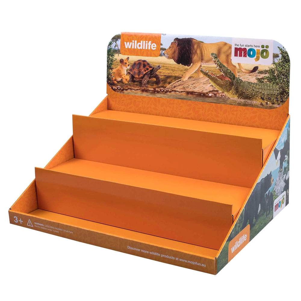 Karton Display – Vilde dyr – Mojo