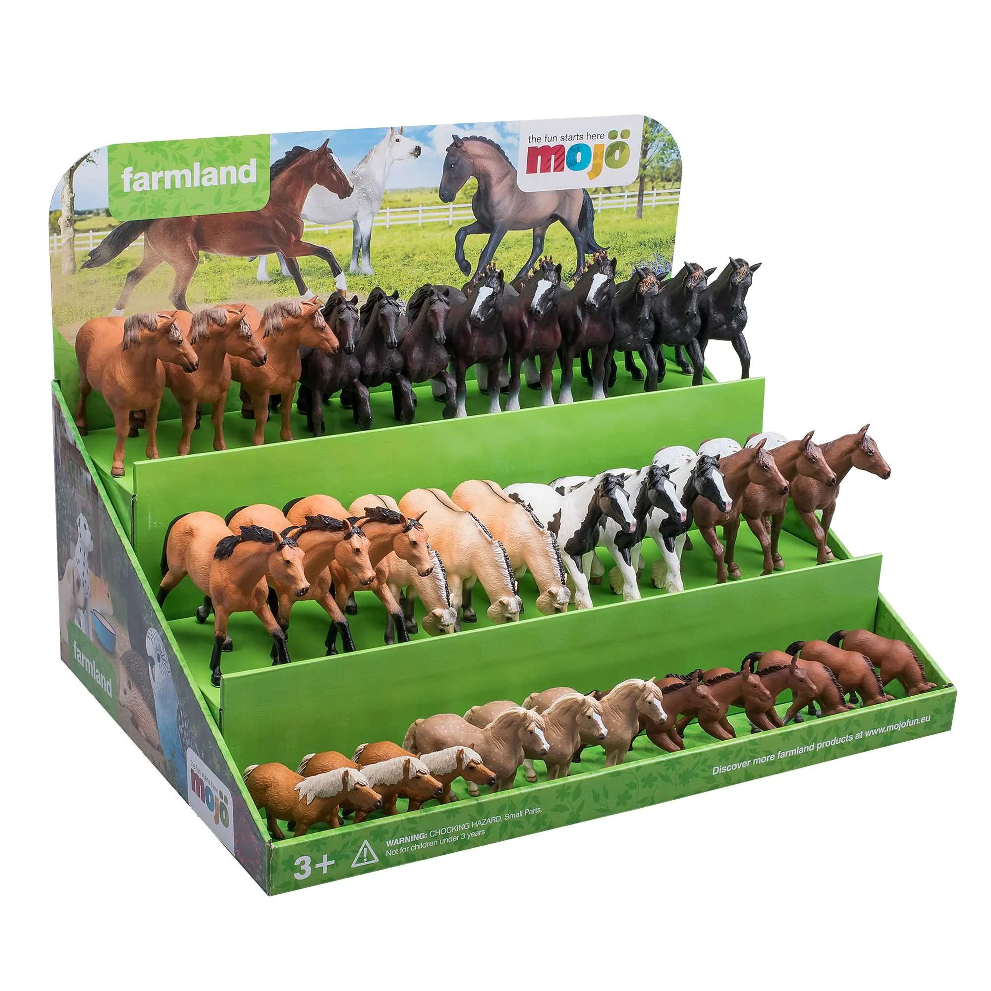 Karton Display – Bondegårdsdyr – Mojo