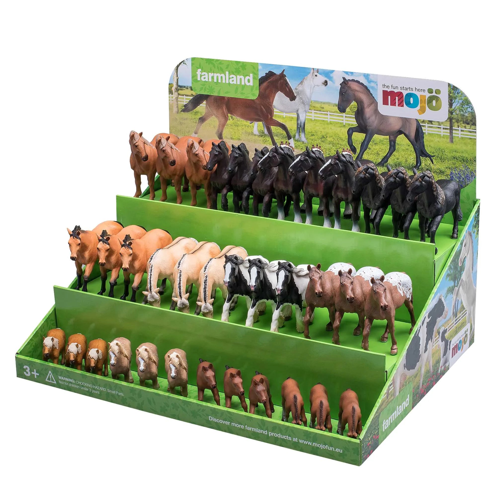 Karton Display – Bondegårdsdyr – Mojo