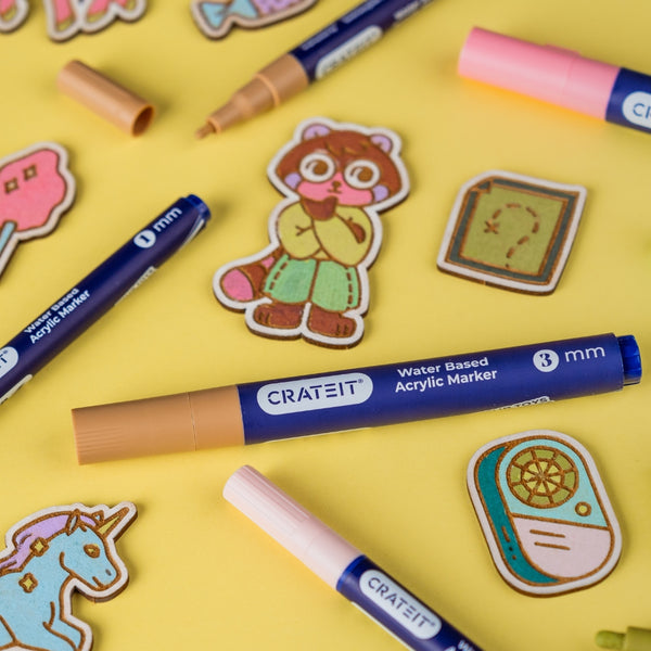 Nature Tuscher Crateit | 3mm — 6 stk.