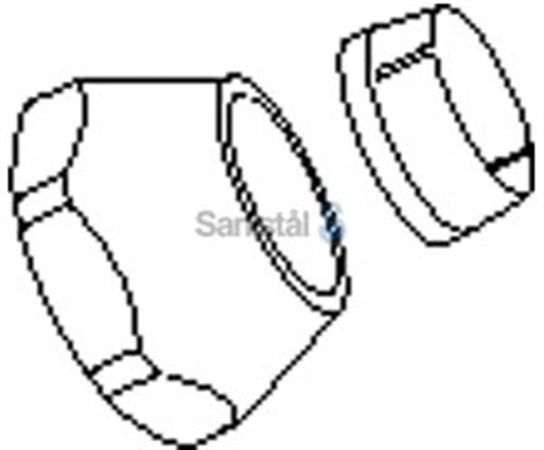 Børma omløber med nylonpakning