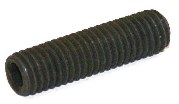 DIN 913 pinolskrue m/flad ende 45H sort - 100stk