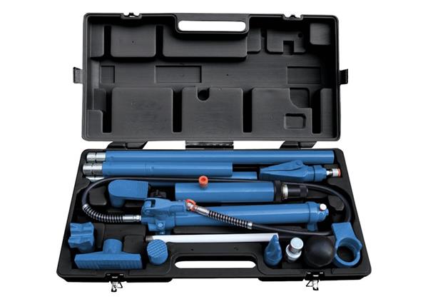 King Tony karrosseri reparationssæt inkl. hydraulisk donkraft