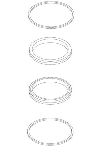 Damixa reparationssæt slidringe og læbepakninger