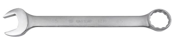 Ringgaffelnøgle 75 mm, 15° vinklet, 12-kant, krompoleret - King Tony