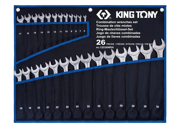 King Tony 1062 ringgaffelnøglesæt