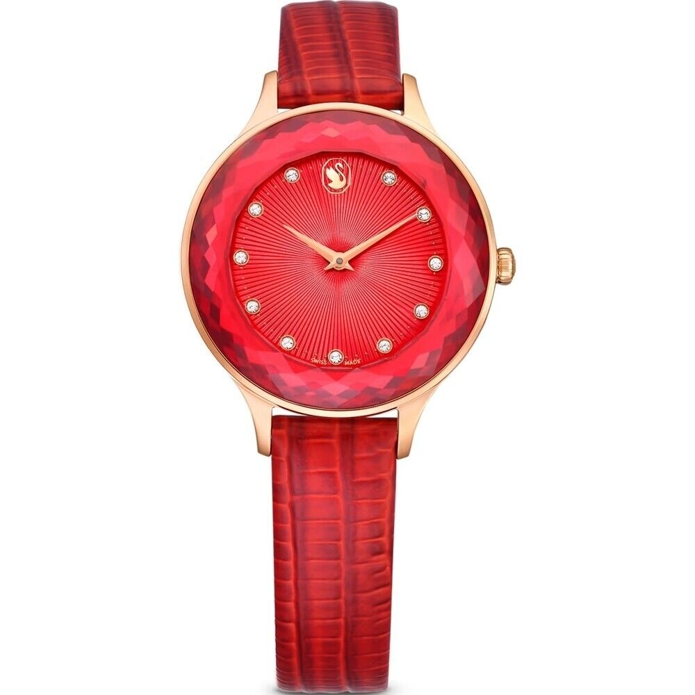 Swarovski ur Octea Nova 33mm rød 5650002